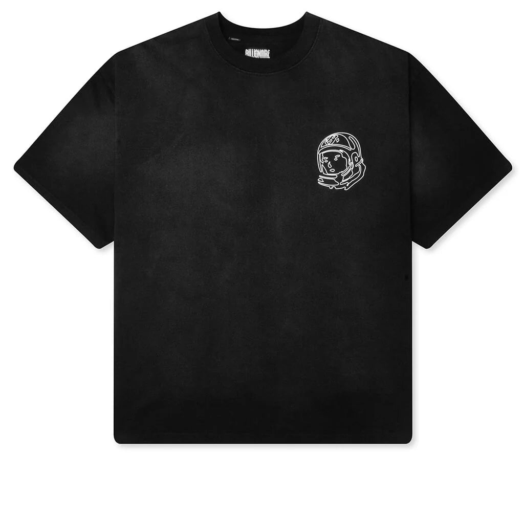 Faded Helmet S S Knit Tee Black