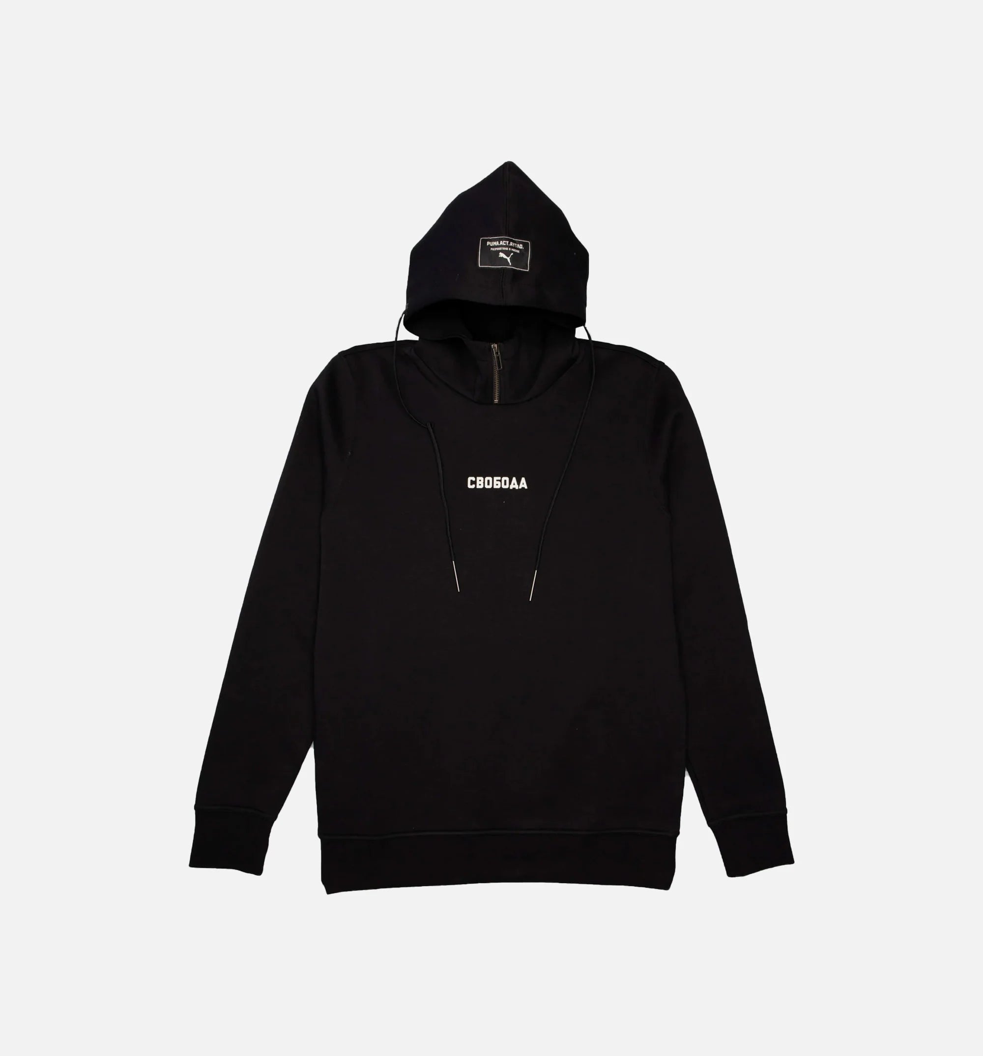 Puma X Outlaw O Moscow Mens Hoodie Black Black