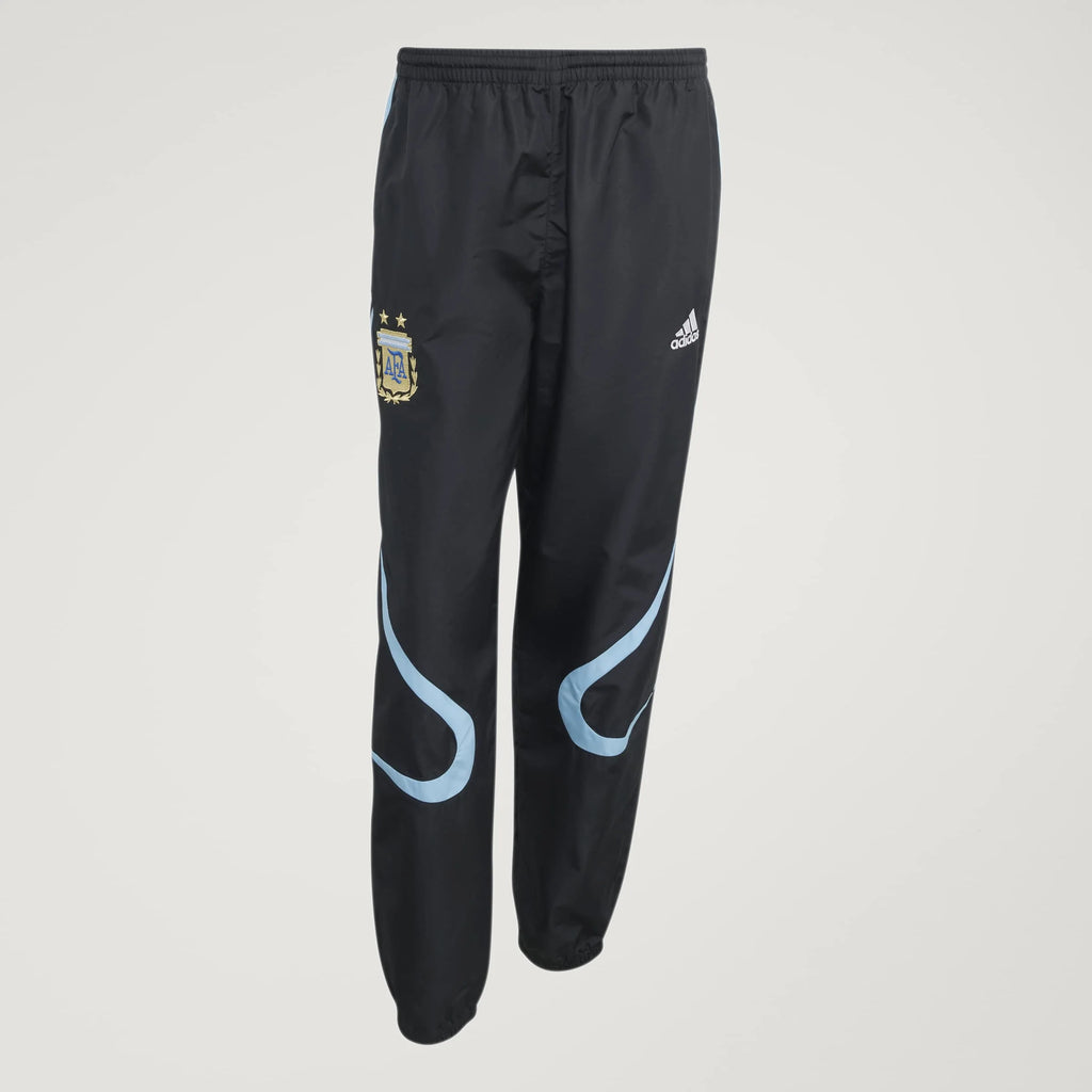 adidas Argentina Mens Soccer Track Pants 2006 Black Blue White