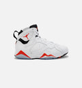 Air Jordan 7 Retro White Infrared Mens Lifestyle Shoe White Crimson