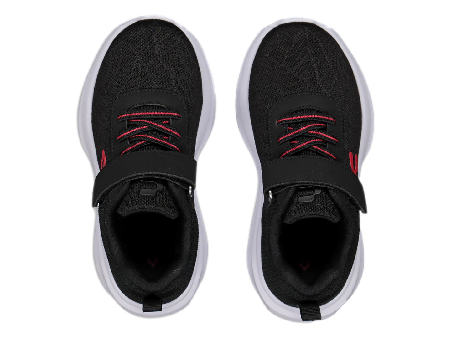 Tenis Charly Road Casual Negro y Blanco para Niña