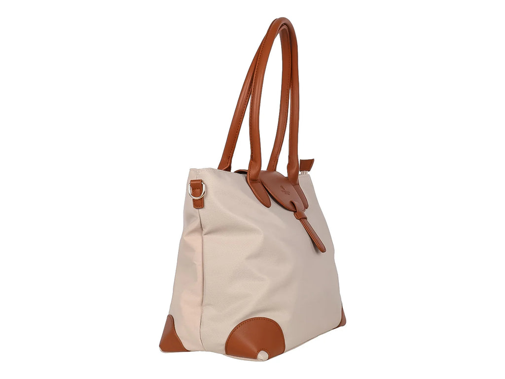Bolsa de Hombro Unibella Beige para Mujer