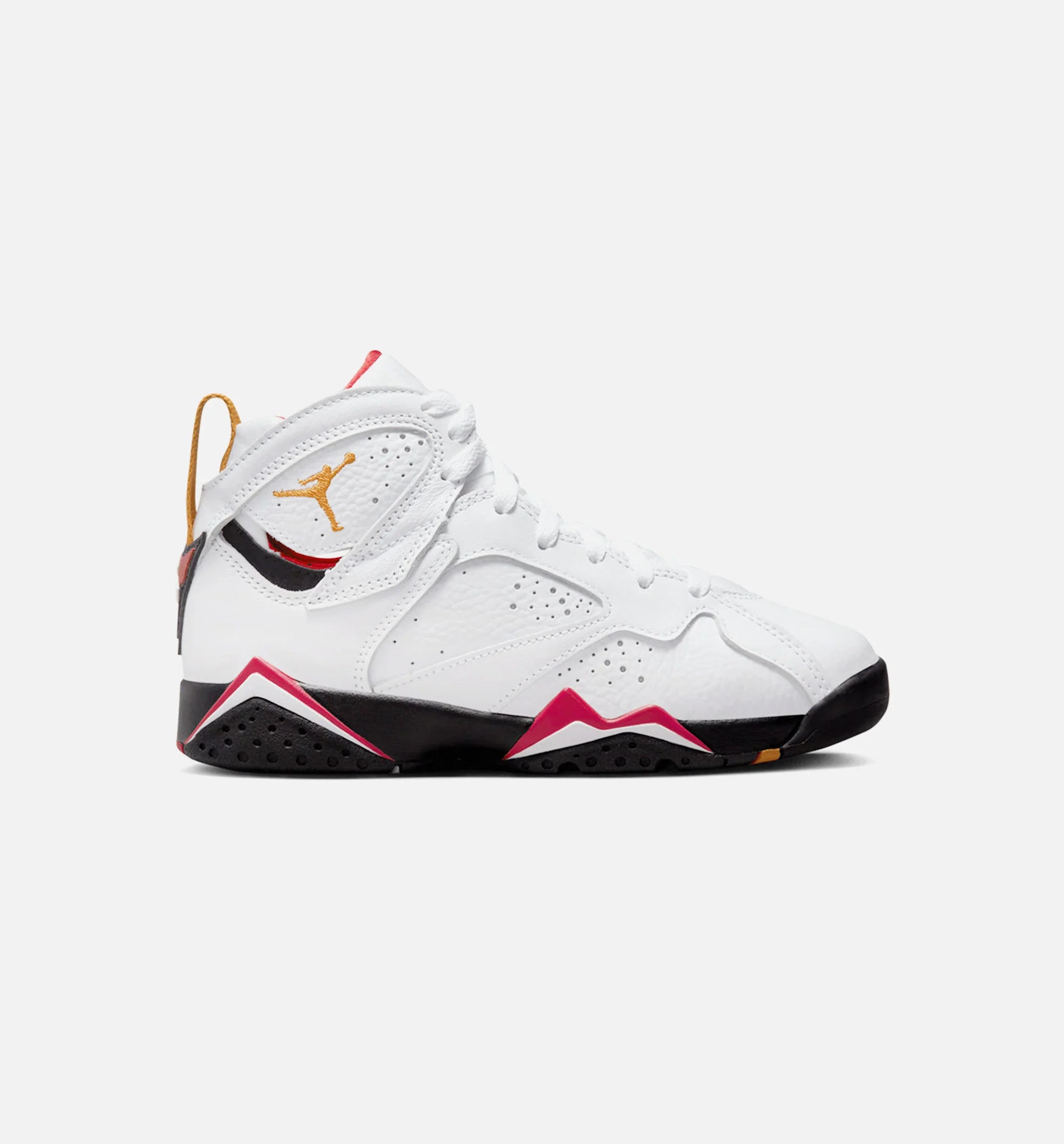 Air Jordan 7 Retro Cardinal Grade School Lifestyle Shoe White Red