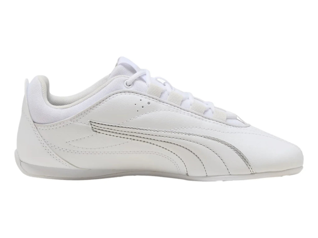Tenis Puma Catch Soleil Blanco y Plata para Mujer