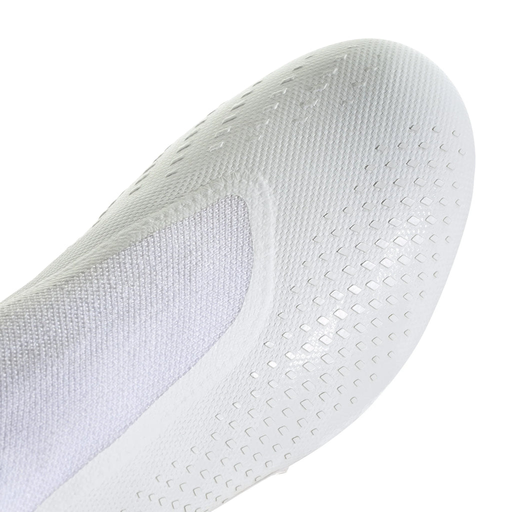 adidas Predator Accuracy3 Laceless FG Firm Ground Soccer Cleats White White