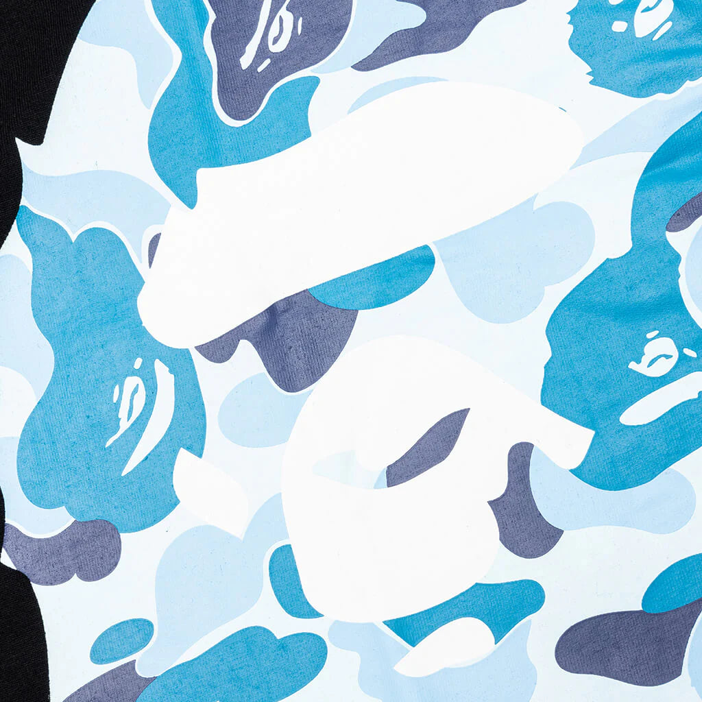 Abc Camo Side Big Ape Head Tee Black Blue