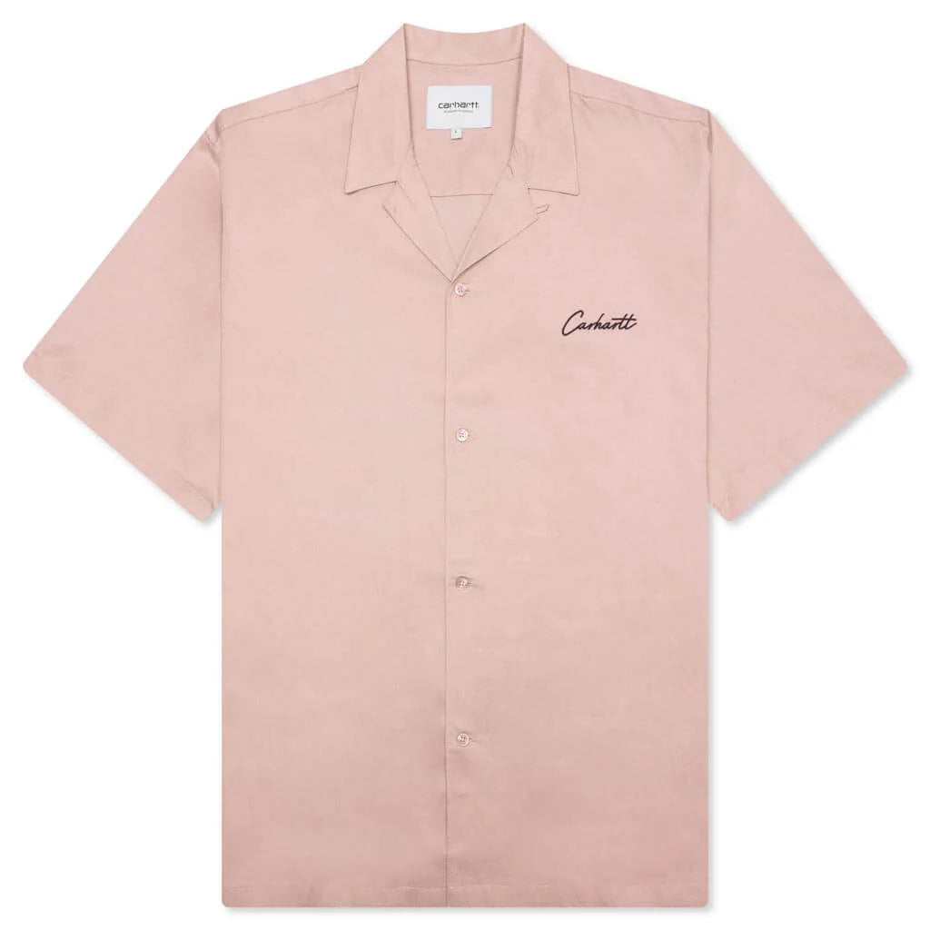 S S Delray Shirt Glassy Pink Black
