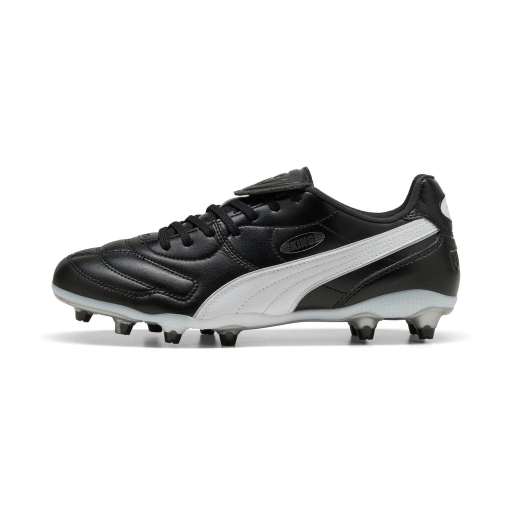 PUMA King Liga FG AG Firm Multi Ground Soccer Cleats Black White
