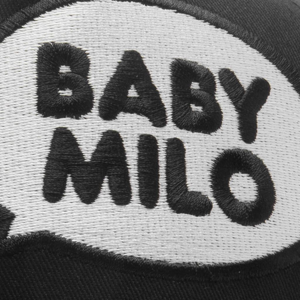 New Era x A Bathing Ape Kids Big Baby Milo 9Forty Cap Black