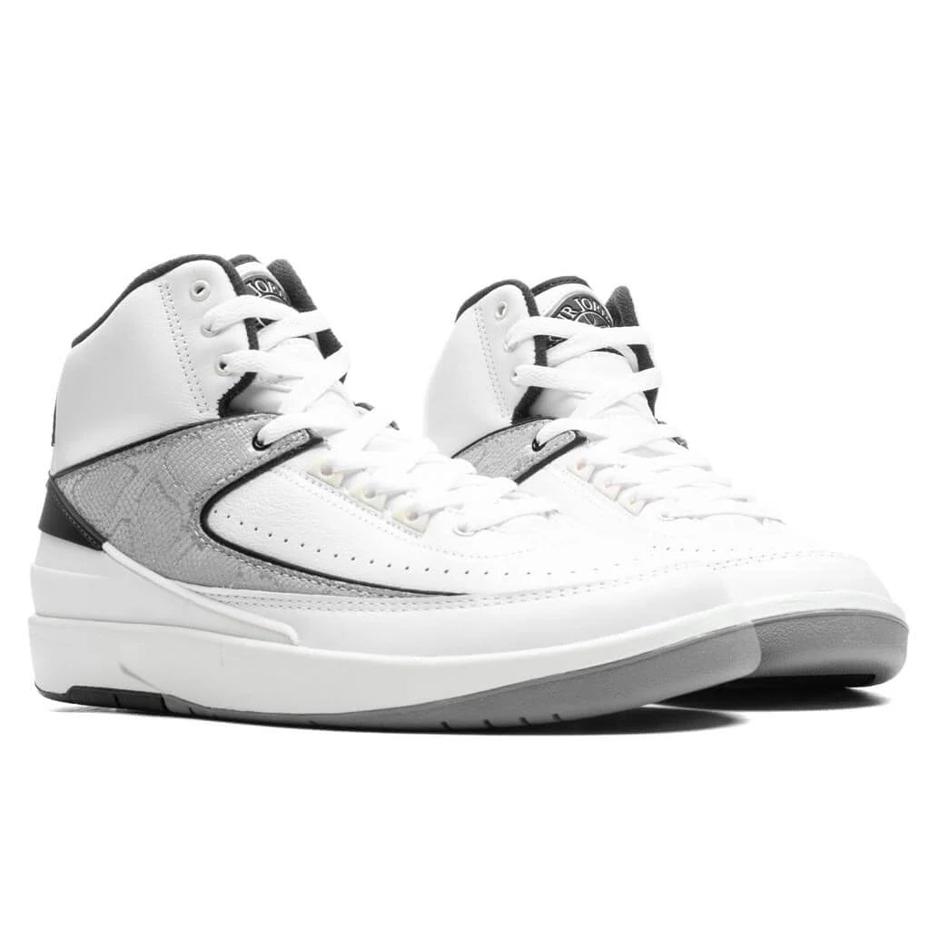 Air Jordan 2 Retro Python White Fire Red Cement Grey