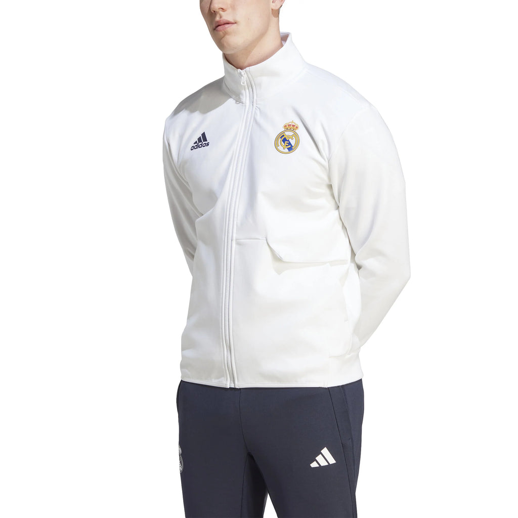 adidas Real Madrid Anthem Jacket White