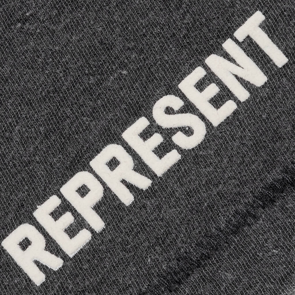 Initial Star T Shirt Vintage Grey