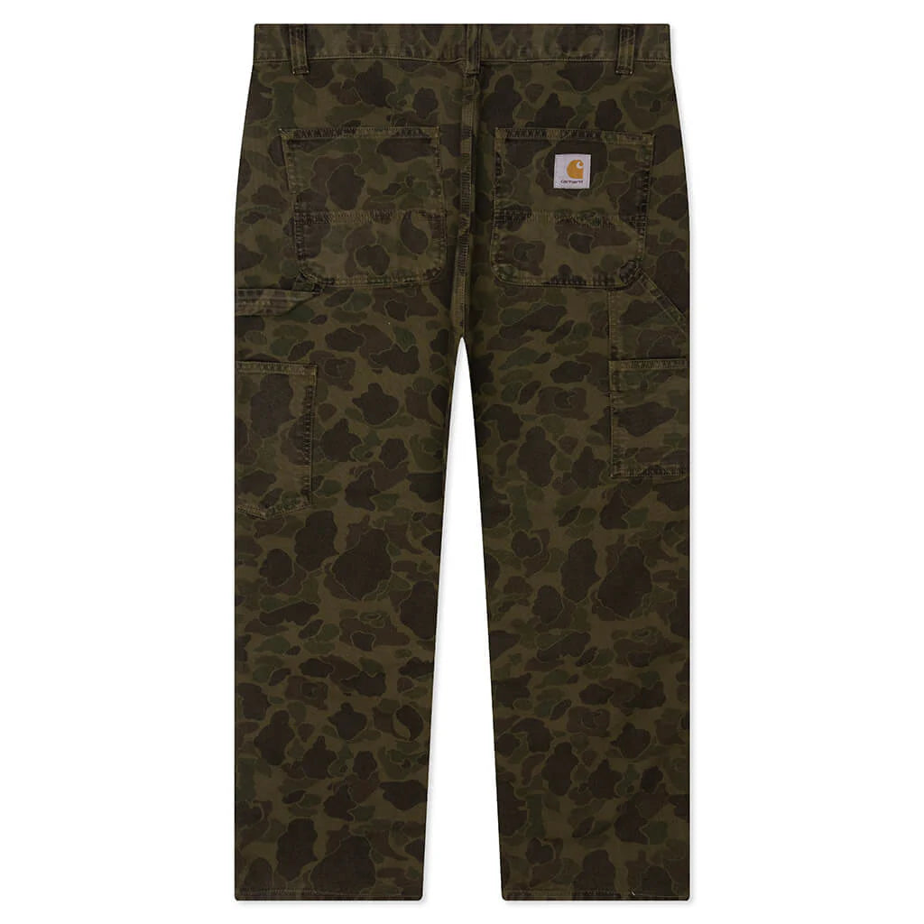 Duck Single Knee Pant Garment Dyed Camo Duck Green Office Green