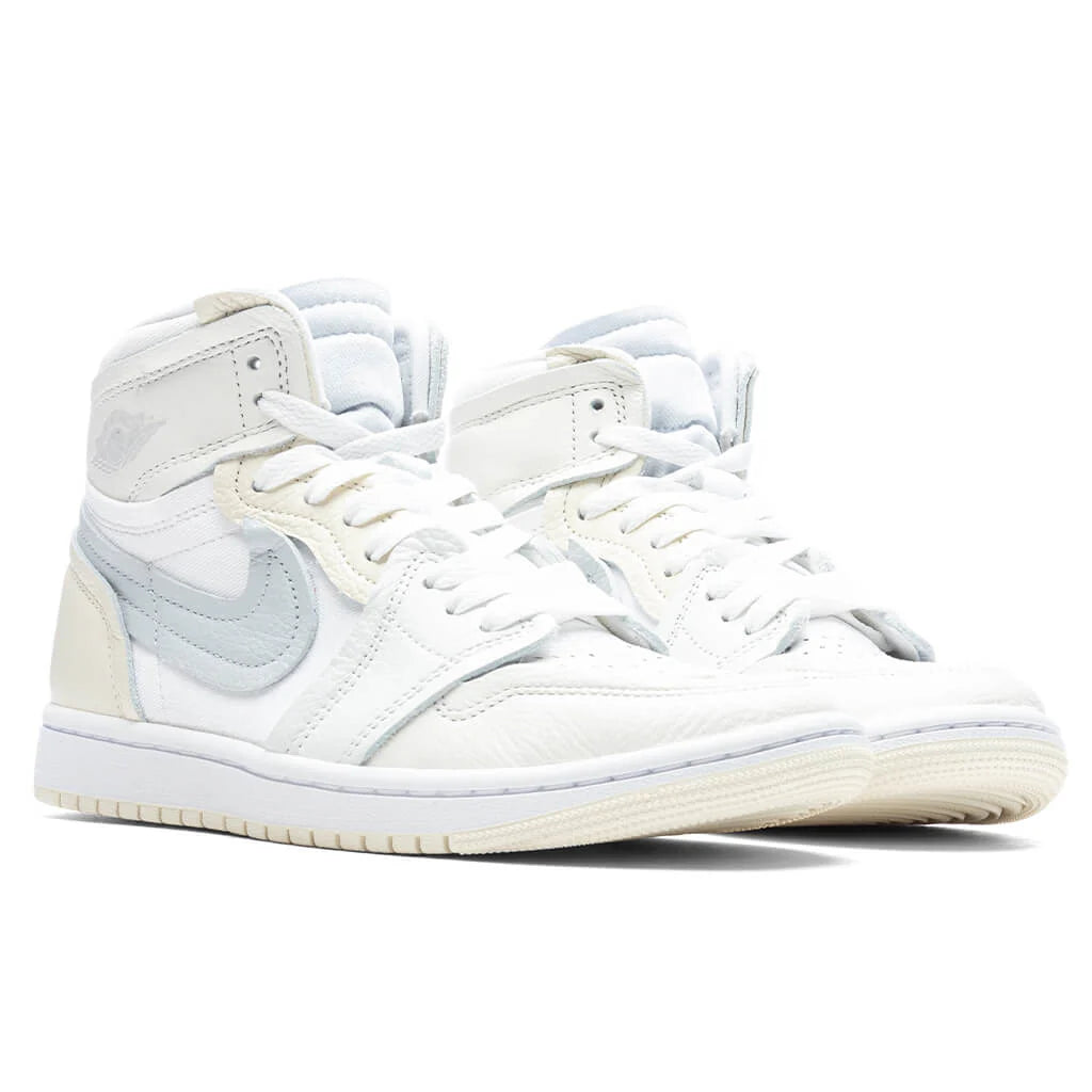 Womens Air Jordan 1 High MM White Pure Platinum Sail