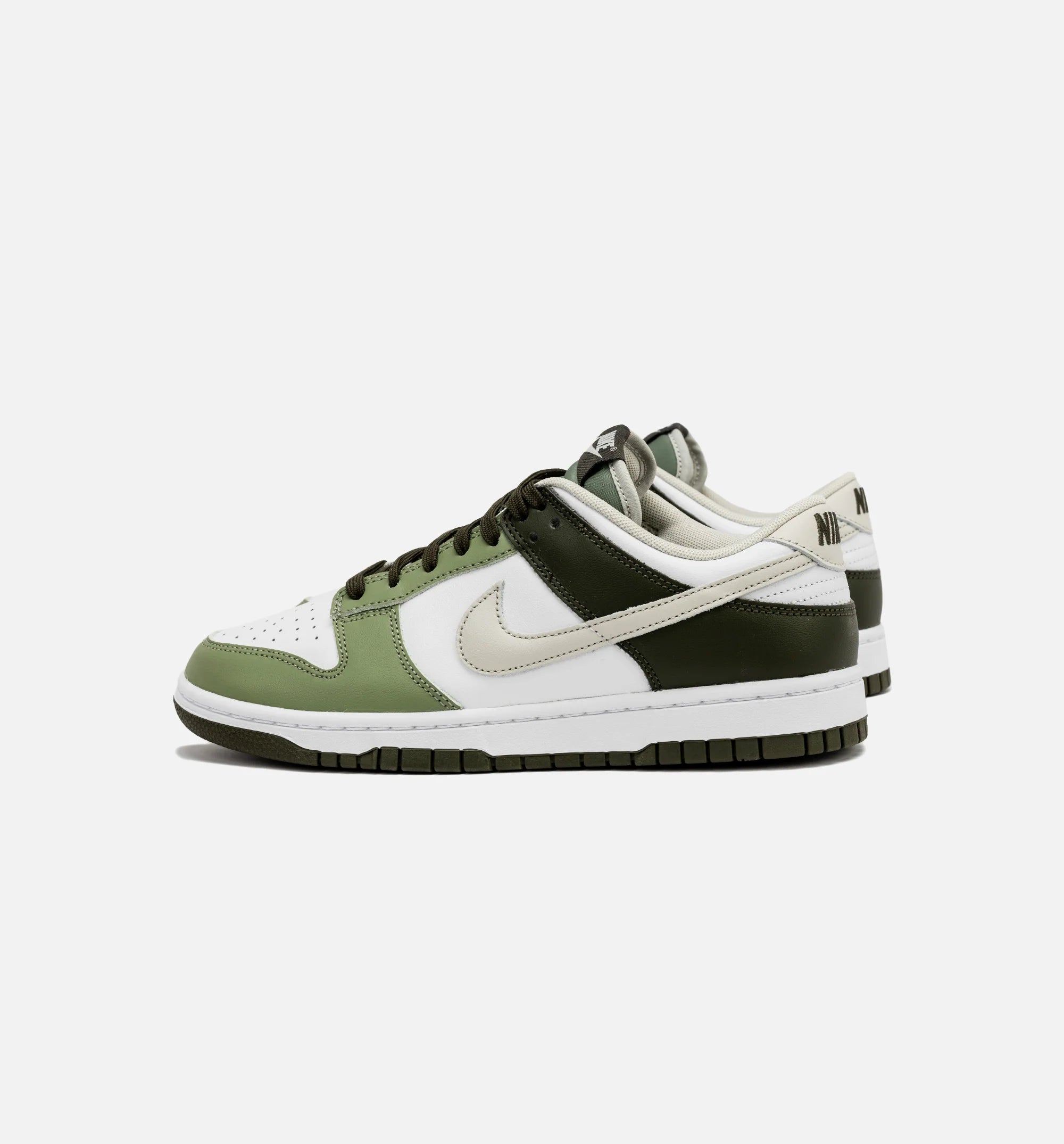 Dunk Low Oil Green Mens Lifestyle Shoe Light Bone Oil Green Free Shipping