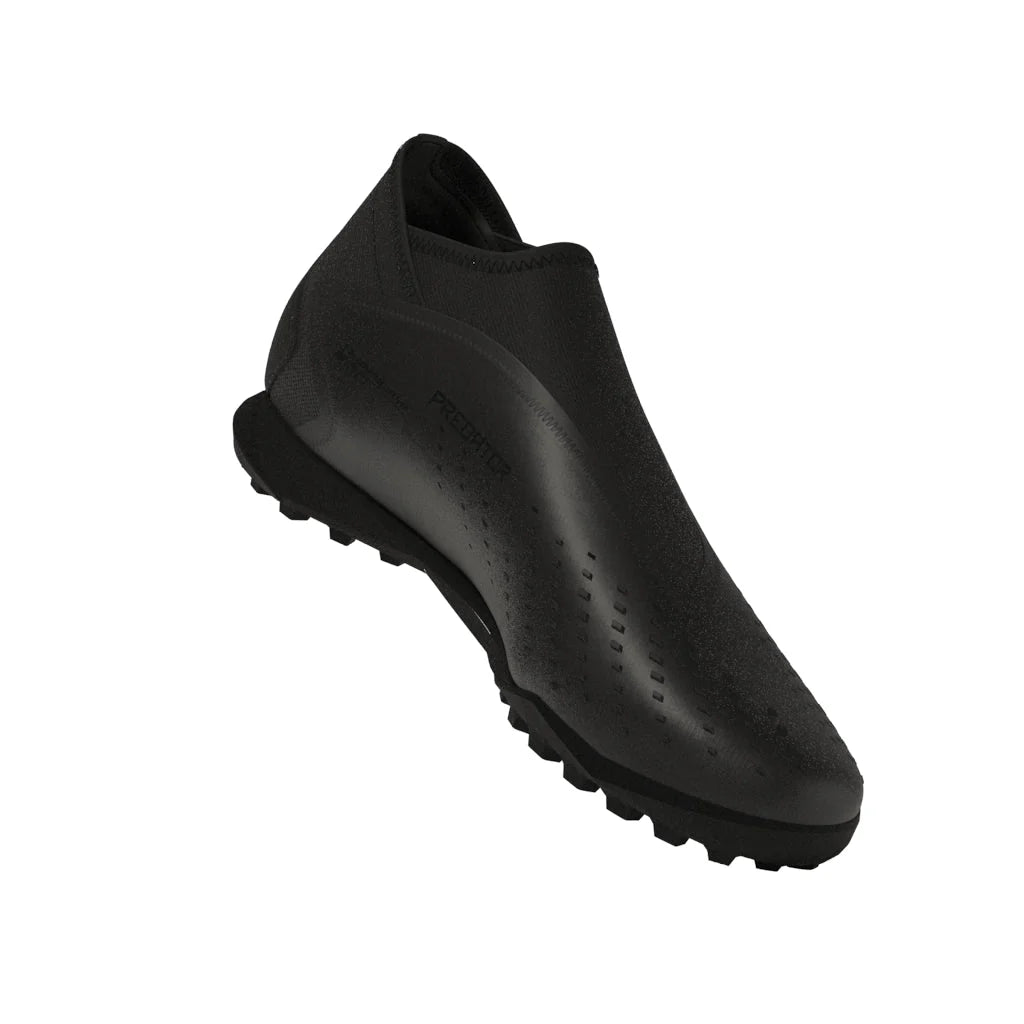 adidas Predator Accuracy3 Laceless Turf Soccer Cleats Black Black White