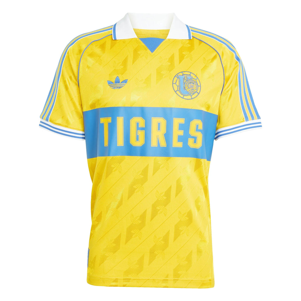 adidas Mens Tigres UANL Anniversary Soccer Jersey 25 Gold
