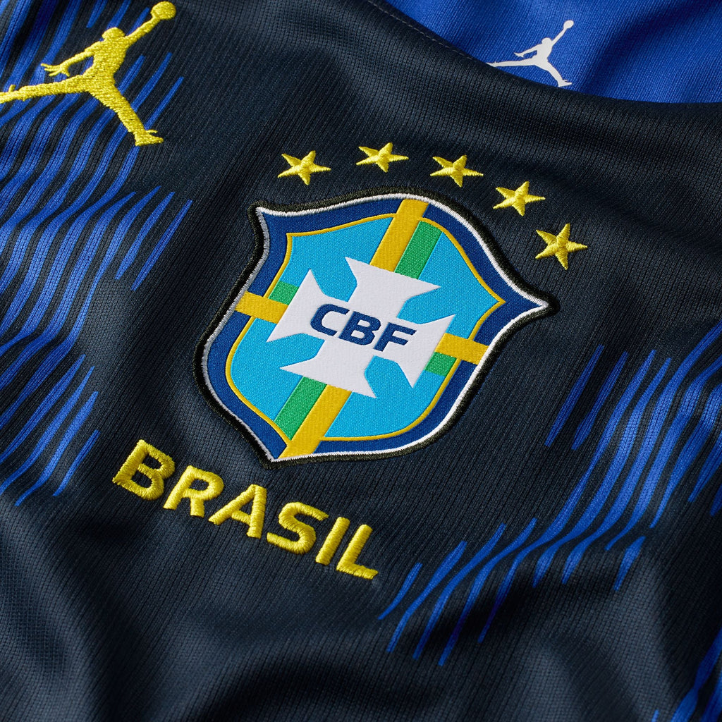 Mens Jordan Dri FIT Soccer Replica Jersey Brazil 2026 Stadium Away