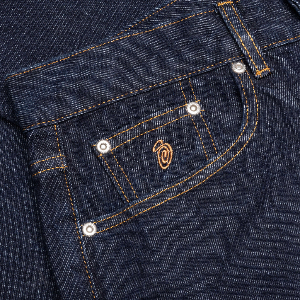 Relaxed Jeans Denim Rinsed Indigo