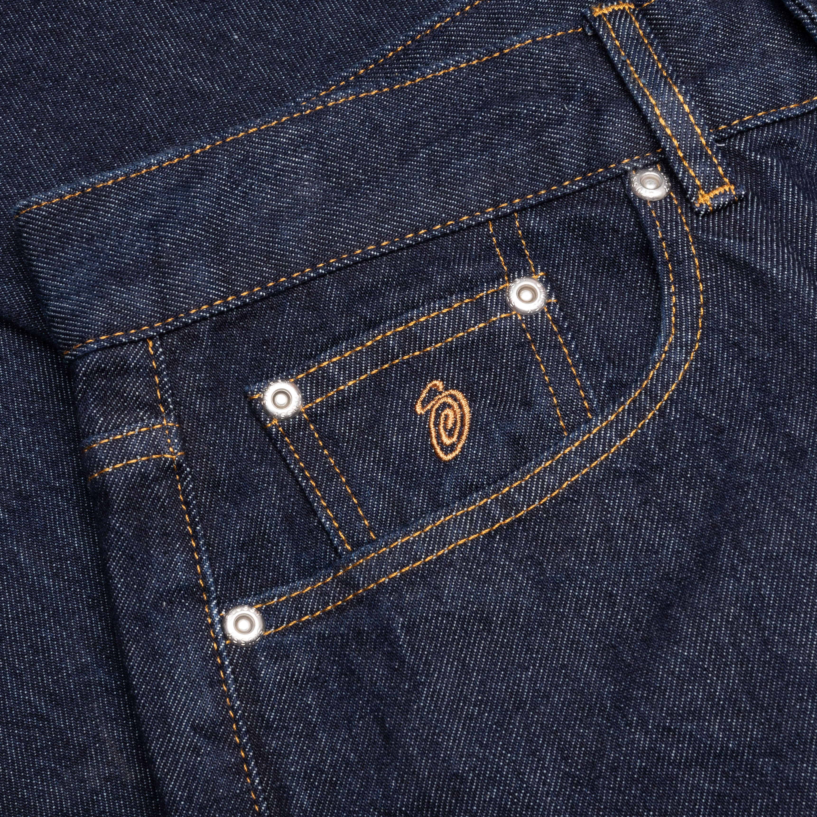 Relaxed Jeans Denim Rinsed Indigo