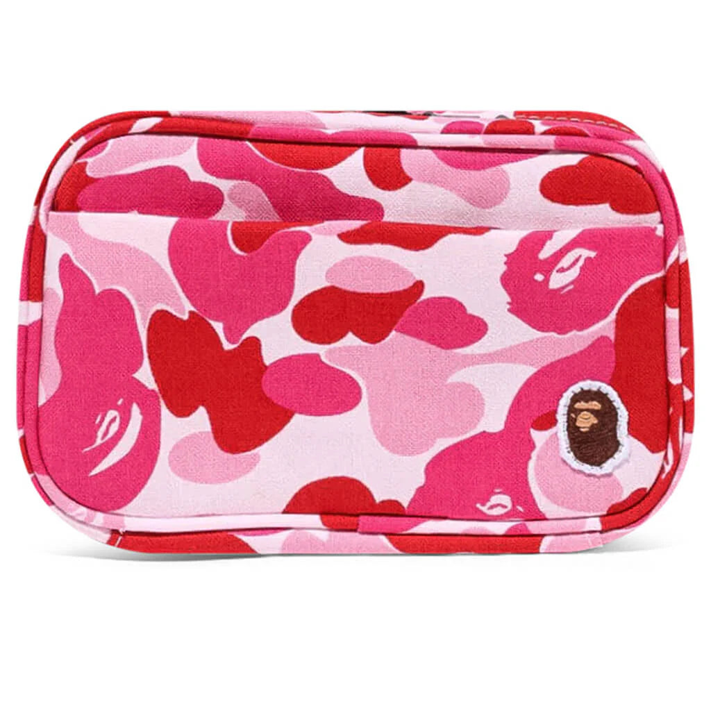 Abc Camo Gadget Pouch Pink