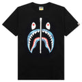 Honeycomb Camo Shark Tee Black Blue