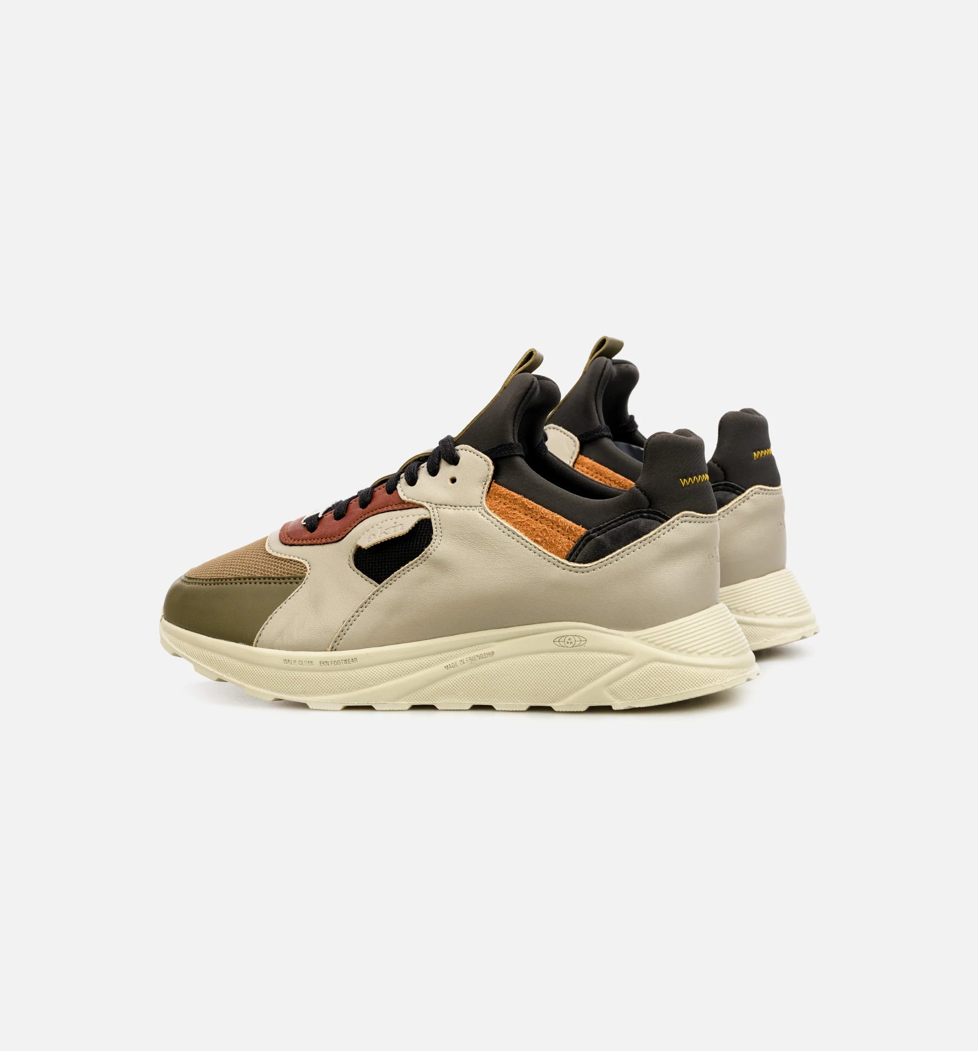 Larch Khaki Mens Lifestyle Shoe Beige Green