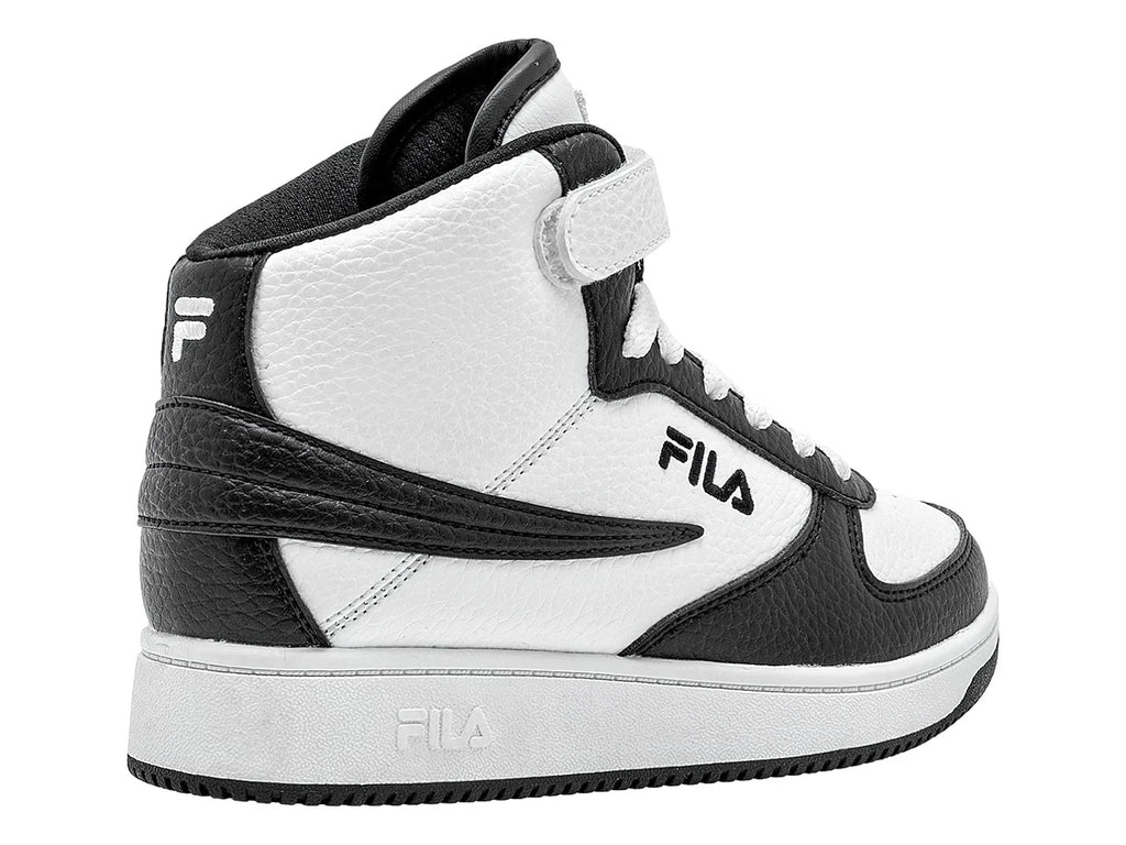 Tenis Fila A High Blanco y Negro para Niño
