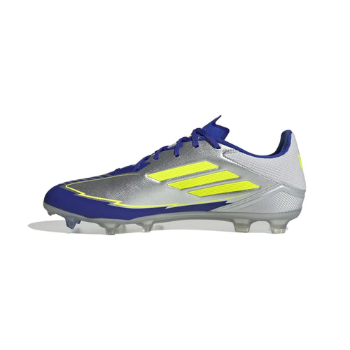 adidas F50 League Messi Firm Multi Ground Boots Silver Yellow
