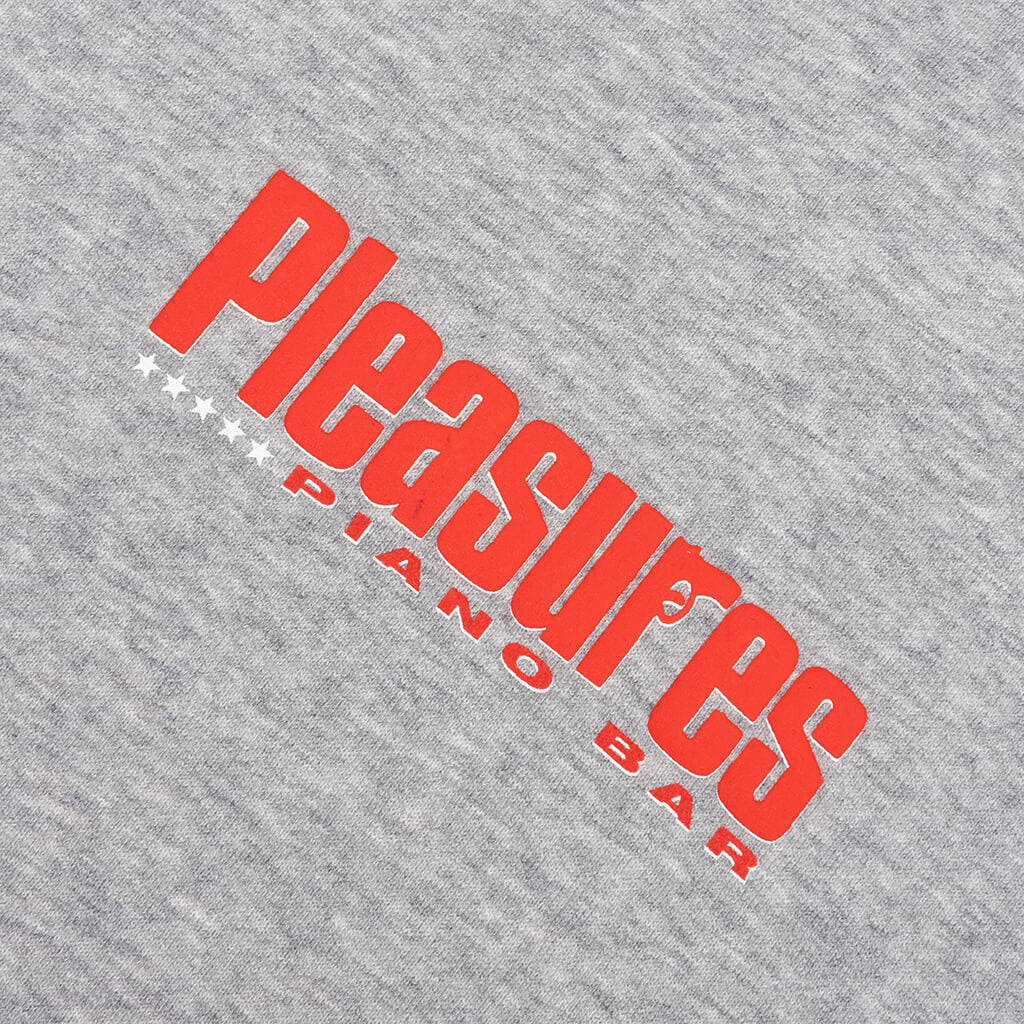 Piano Bar Hoodie Heather Grey