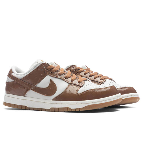 Womens Dunk Low LX Phantom Ale Brown Metallic Gold
