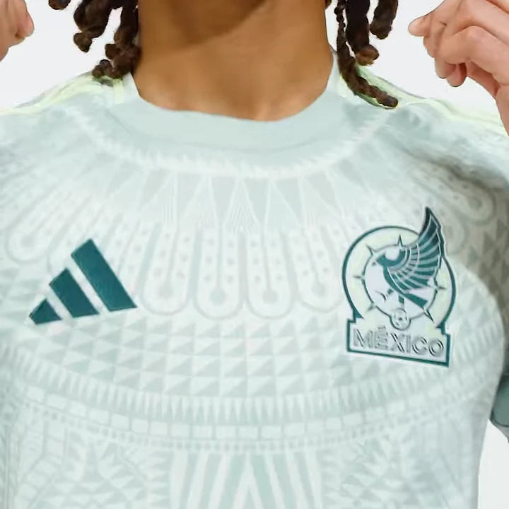adidas Mexico Away Jersey 2024 Linen Green
