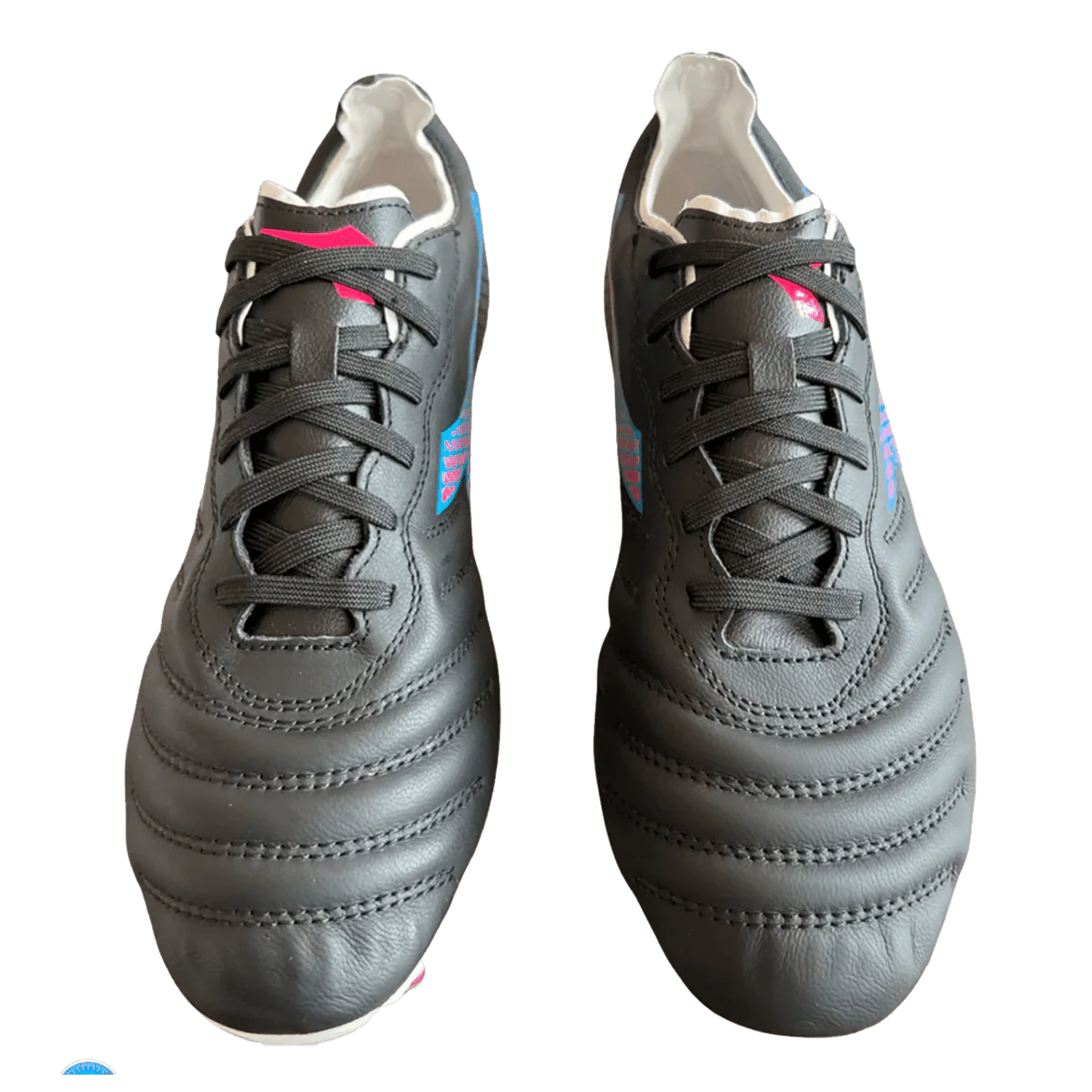 Diadora Brasil Elite GR LT FG Womens Firm Ground Soccer Cleats Black Pink Blue Fluor