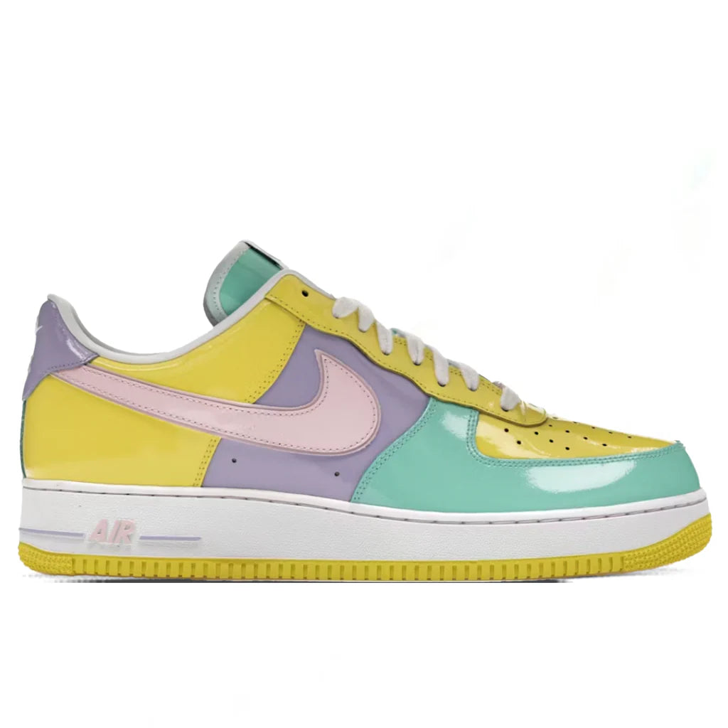Air Force 1 07 Easter Yellow Pulse Pink Foam Hydrangeas
