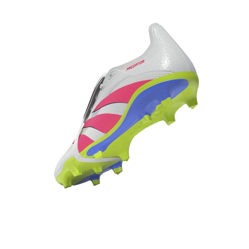 adidas Predator League Fold Over Tongue Firm Multi Ground Boots White Pink