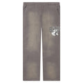 Tonal Beware Open Bottom Sweatpants Cement