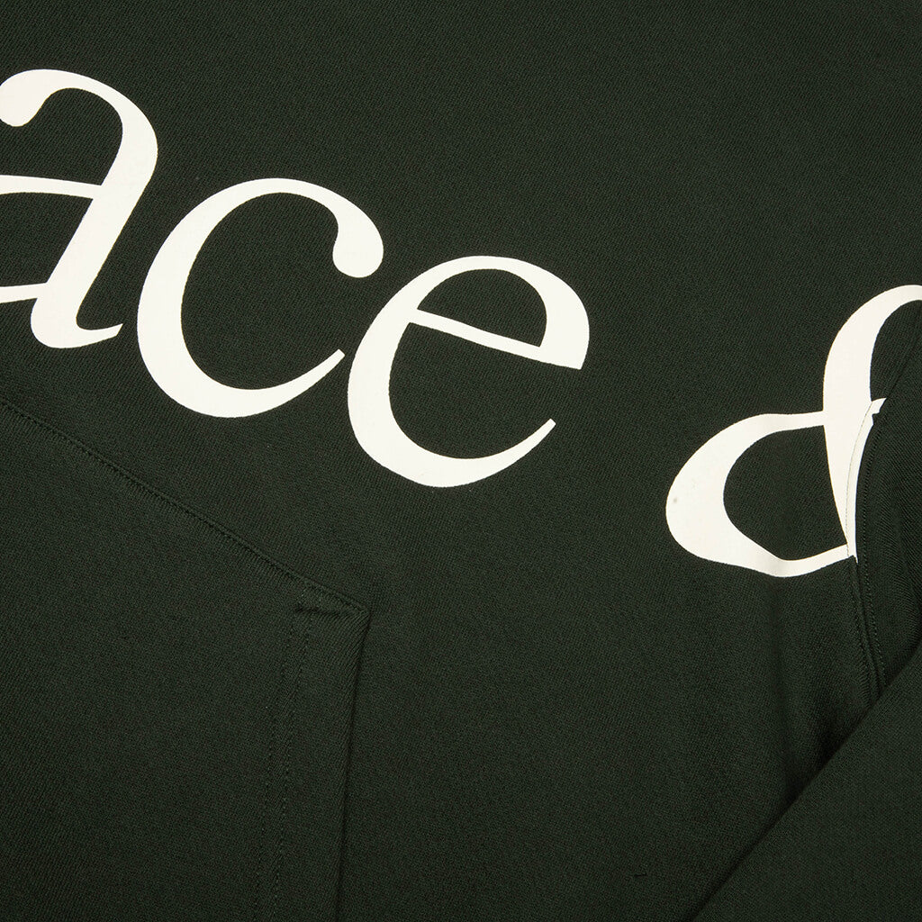 Jumbo Wordmark Hoodie Forest