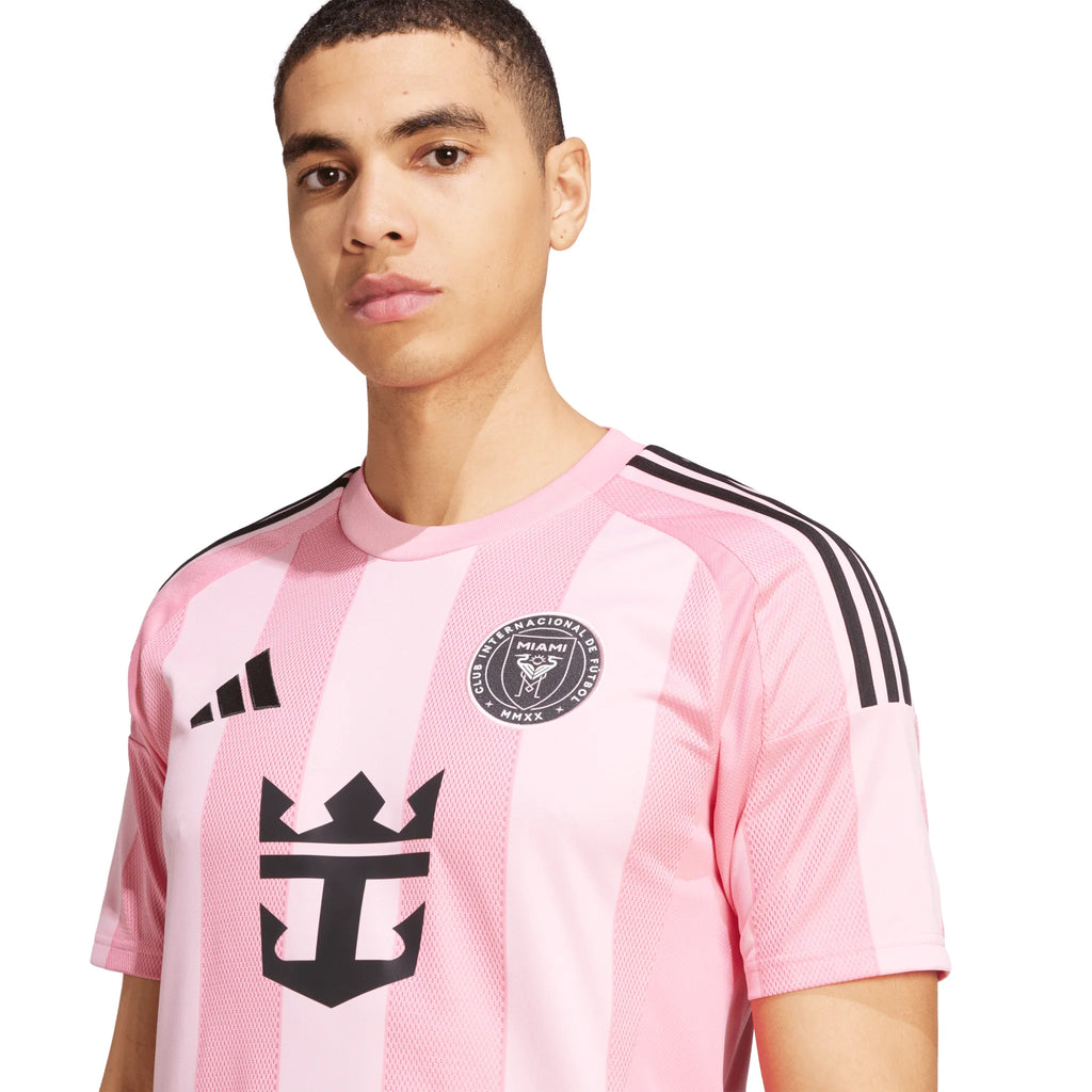 adidas Mens Inter Miami CF Home Jersey 25 26 Pink