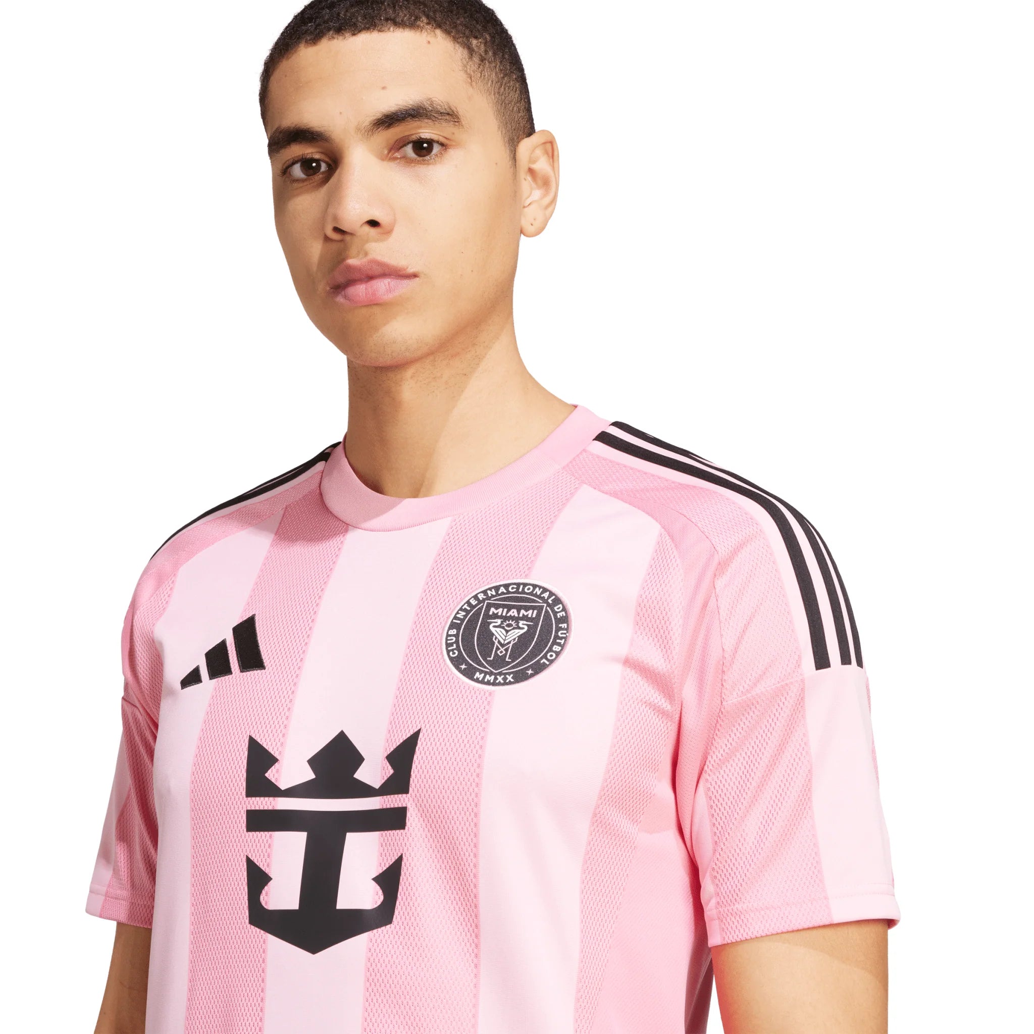 adidas Mens Inter Miami CF Home Jersey 25 26 Pink