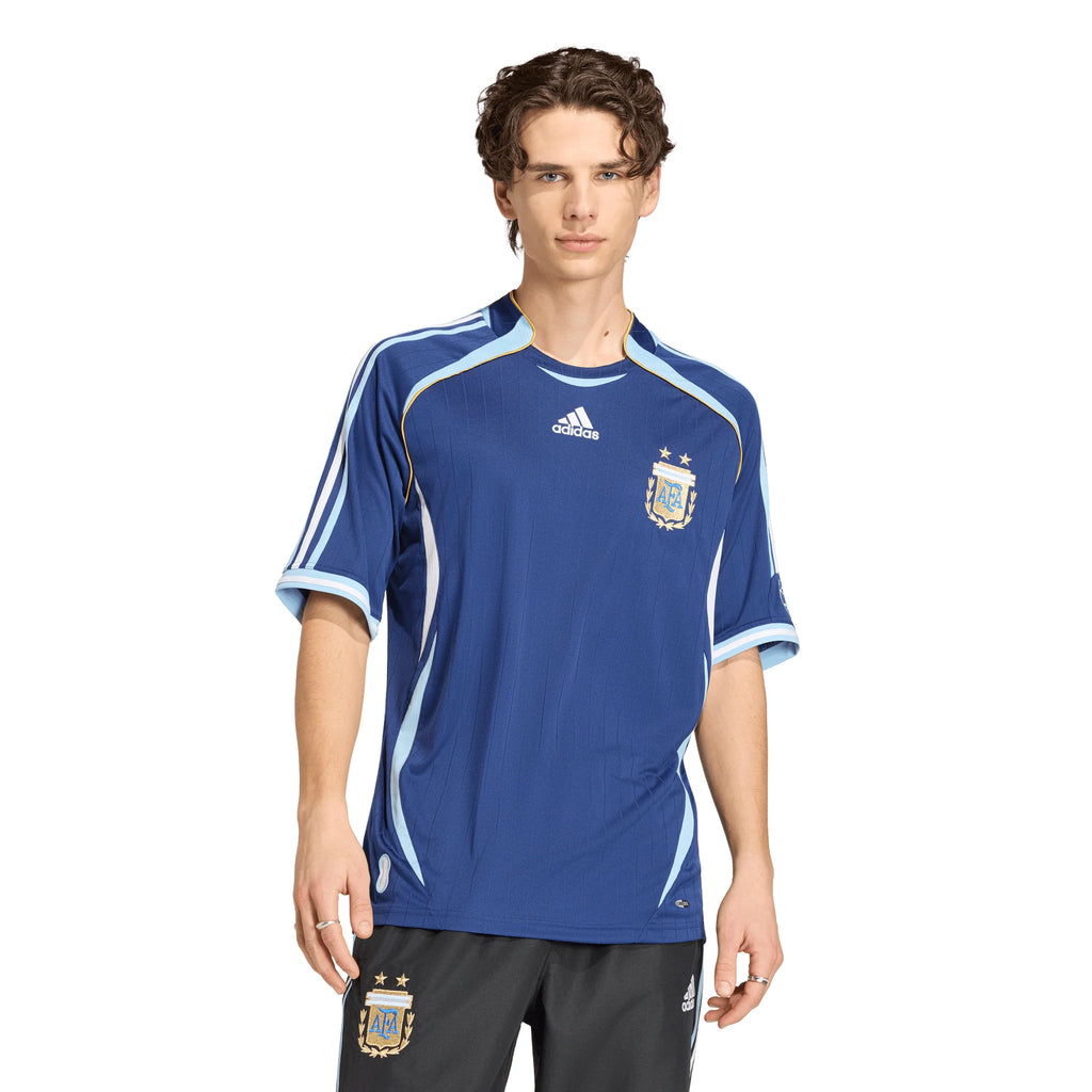 adidas Argentina Away Mens Soccer Jersey 2006 Dark Blue