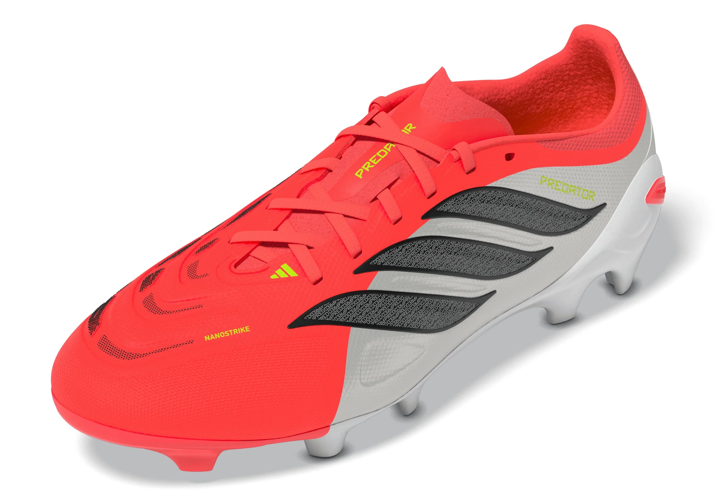 adidas Predator League FG Firm Ground Mens Soccer Cleats Red Black White