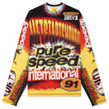 MX Racing Jersey Black Red Multi