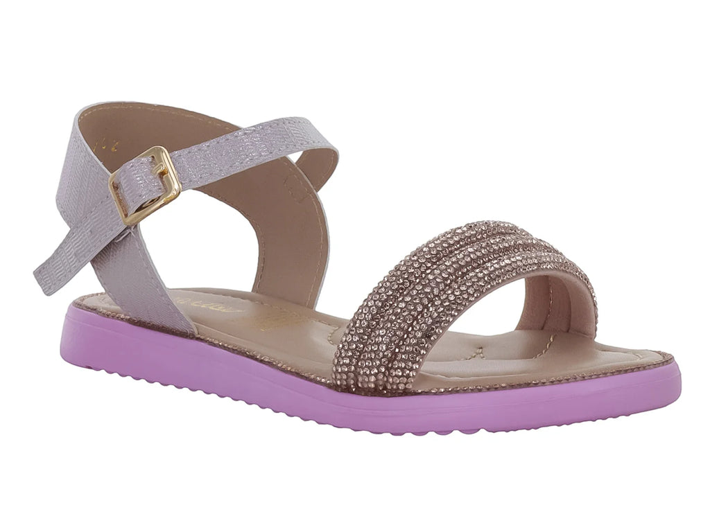 Sandalias Acuarelas Greta Lady Morado para Niña