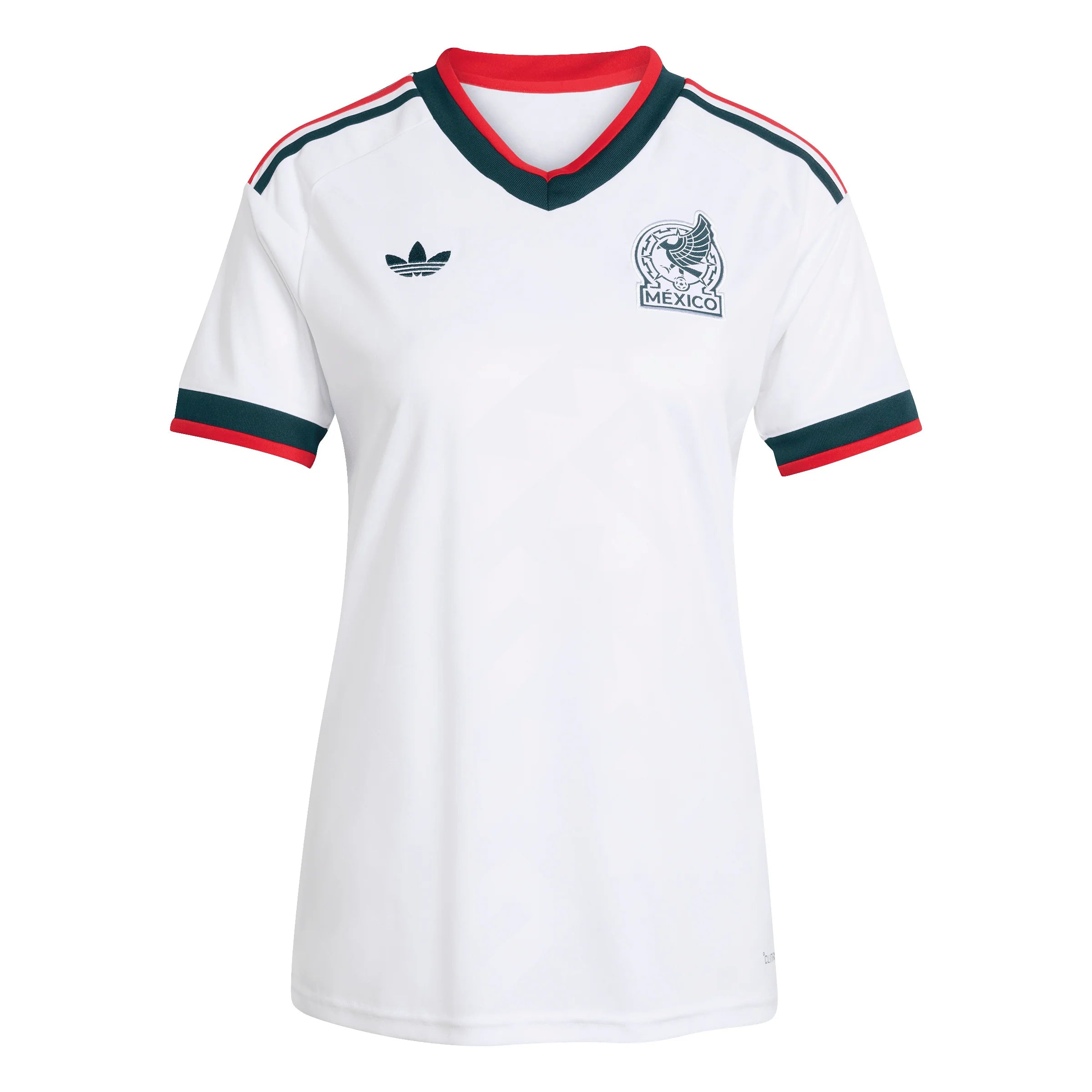 adidas Mexico Away Womens Soccer Jersey 2026 White