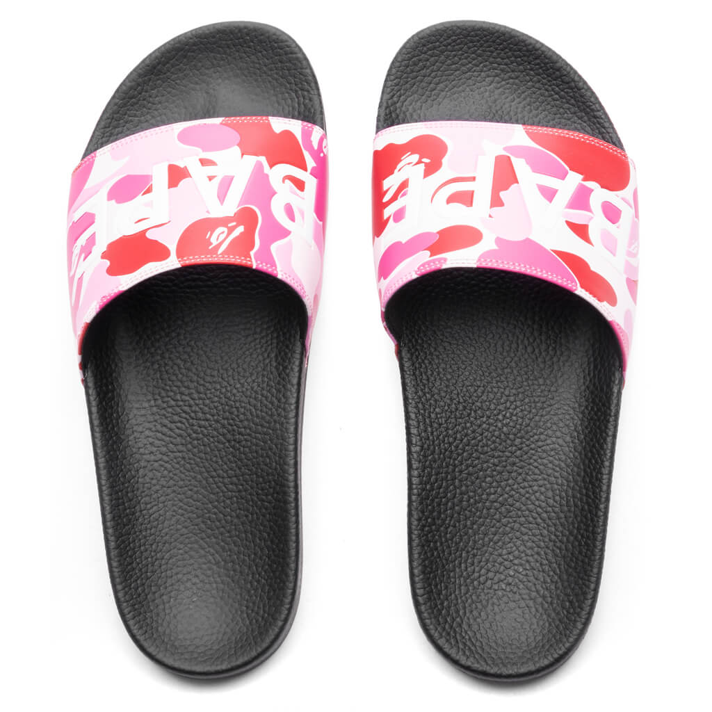 Abc Camo Slide Sandals Pink