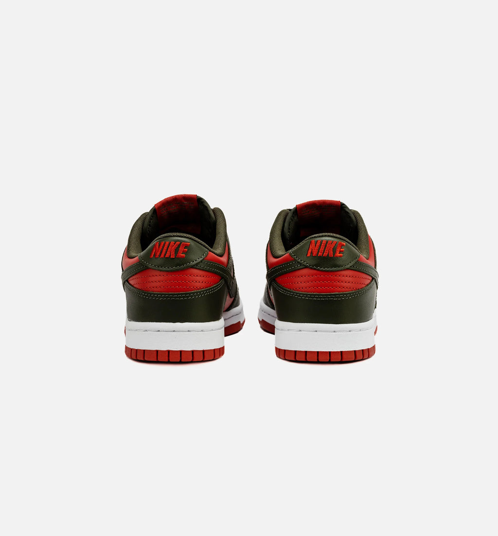 Dunk Low Mystic Red Mens Lifestyle Shoe Red Khaki