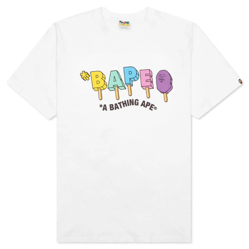 Bape Popsicle Tee White