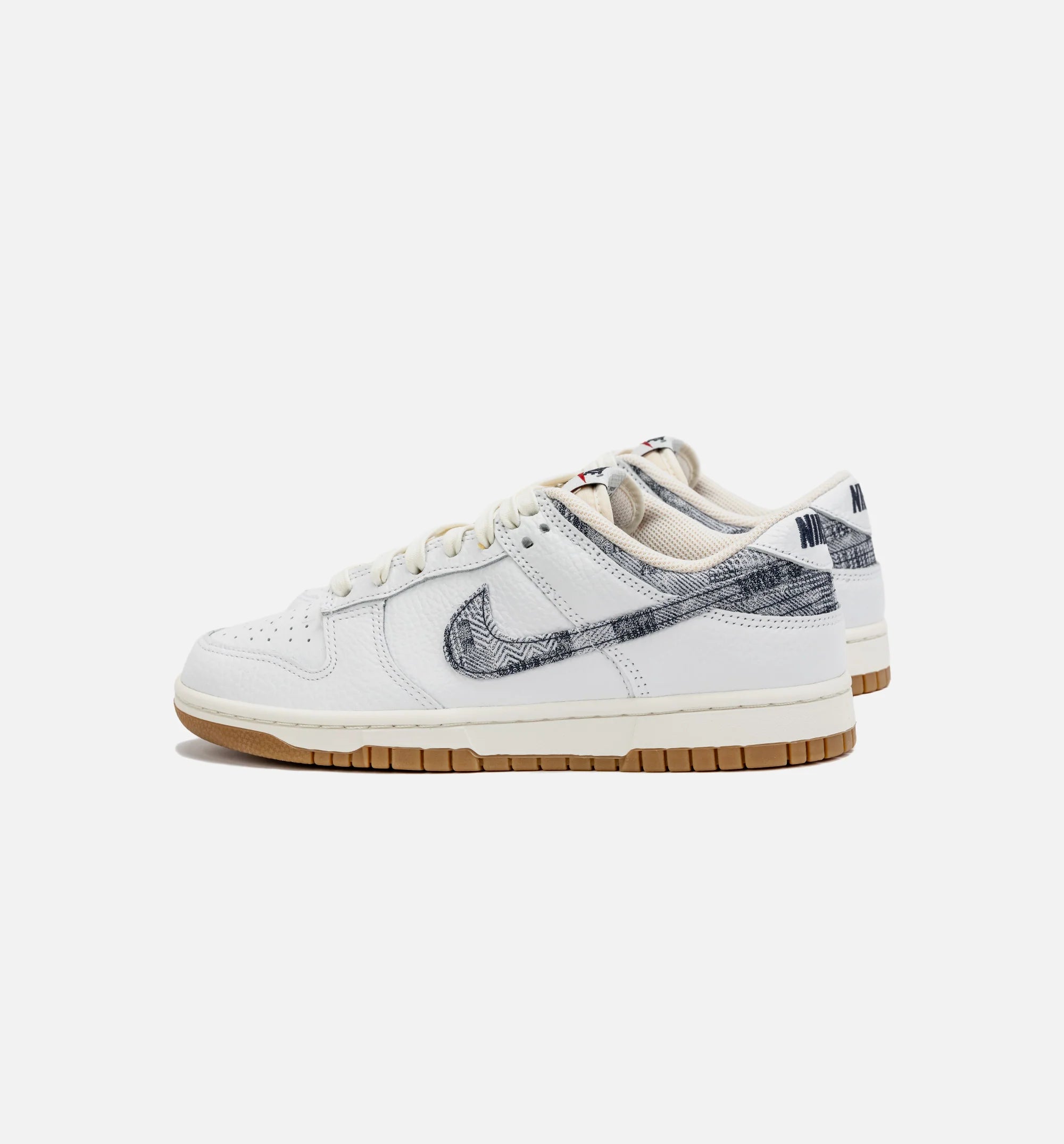 Dunk Low Washed Denim Mens Lifestyle Shoe White Denim Blue Limit One Per Customer