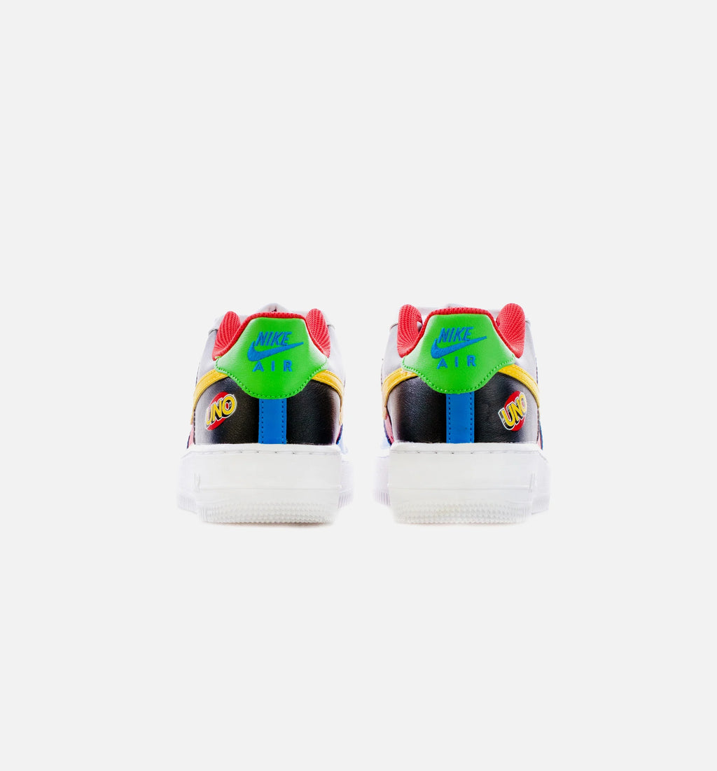 Air Force 1 UNO Grade School Lifestyle Shoe Black Red Multi Free Shipping