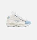 Question Mid Mens Lifestyle Shoe White Blue